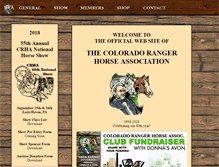 Tablet Screenshot of coloradoranger.com